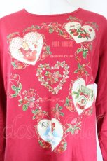 画像3: PINK HOUSE / Rambling Heartsプリントカットソー  赤 I-26-06-05-031-LO-TO-TE-ZI (3)