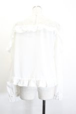 画像2: Angelic Pretty / Lacy Frillブラウス  白 I-26-06-06-003-AP-BL-SA-ZI (2)