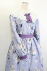 画像4: Royal Princess Alice / 毛繕い下手猫ちゃん・ねこ助コラボ・ワンピース  ラベンダー I-26-06-06-037-LO-OP-SA-ZI (4)
