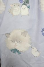 画像6: Royal Princess Alice / 毛繕い下手猫ちゃん・ねこ助コラボ・ワンピース  ラベンダー I-26-06-06-037-LO-OP-SA-ZI (6)