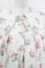 画像5: Shirley Temple / アンティークローズプリントBIGカラーワンピース(Ladies)  ピンク I-26-06-06-045-ET-OP-TE-ZI (5)