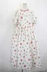 画像1: Maison de minette / La Fraise de Minette Dress（ラフレーズ ド ミネット ドレス）  アイボリー I-26-06-06-046-LO-OP-TE-ZI (1)