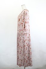 画像2: INGEBORG / 花柄プリーツポリワンピース  ピンク I-26-06-06-062-LO-OP-TE-ZI (2)