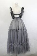 画像1: Candy Stripper / ETOILE TIERED HARNESS TULLE SKIRT  グレー I-26-06-06-070-PU-SK-TE-ZI (1)