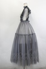 画像2: Candy Stripper / ETOILE TIERED HARNESS TULLE SKIRT  グレー I-26-06-06-070-PU-SK-TE-ZI (2)