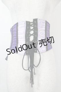 Riri Qutie Frash 帯 コルセット Qutie Frash / リボン帯コルセット 紫 I-26-06-06-082-QU-TO-SA-ZI