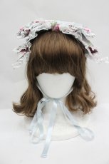 画像2: metamorphose / フローレンスリボンヘッドドレス  サックス I-26-06-06-091-ME-AC-SA-ZI (2)