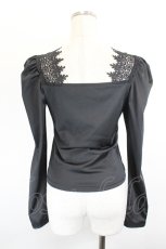 画像2: MR corset / マトンスリーブレースアップトップス  黒 I-26-06-06-011-GO-TO-SA-ZI (2)