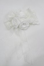 画像1: MOMOKO HOUSE / 3つローズレースリボンクリップ   I-26-06-06-099-LO-ZA-SA-ZI (1)