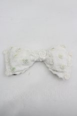 画像1: MOMOKO HOUSE / ローズレースヘッドドレスクリップ   I-26-06-06-102-LO-AC-TE-ZI (1)