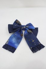 画像1: metamorphose / Clock Forest Night リボンクリップ  青 I-26-06-06-120-ME-AC-SA-ZI (1)