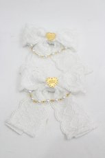画像1: Angelic Pretty / おめかしPearlリボンクリップ  白 I-26-06-06-121-AP-AC-SA-ZI (1)