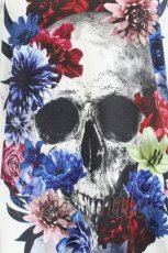 画像4: CIVARIZE / 転写スカルフラワーTシャツ  白 I-26-06-06-020-PU-TS-TE-ZI (4)