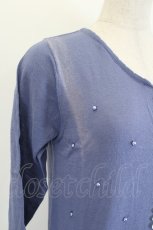 画像7: axes femme / レース衿つきニットカーデ M ブルー I-26-06-08-024-AX-TO-SA-ZI (7)