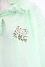 画像5: To Alice / カエルさんハンドカバー付きパーカー  グリーン I-26-06-08-044-LO-TO-TE-ZI (5)