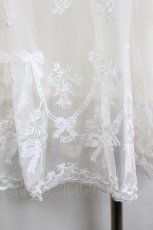 画像3: axes femme POETIQUE / リボンブーケレーススカート M 生成り I-26-06-08-070-AX-SK-SA-ZI (3)