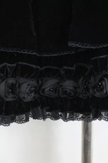 画像3: axes femme / ベロアサーキュラースカート M クロ I-26-06-08-076-AX-SK-SA-ZI (3)