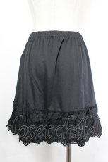 画像2: axes femme / バラレースミニペチスカート M 黒 I-26-06-08-082-AX-TO-TE-ZI (2)