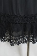 画像3: axes femme / バラレースミニペチスカート M 黒 I-26-06-08-098-AX-TO-TE-ZI (3)