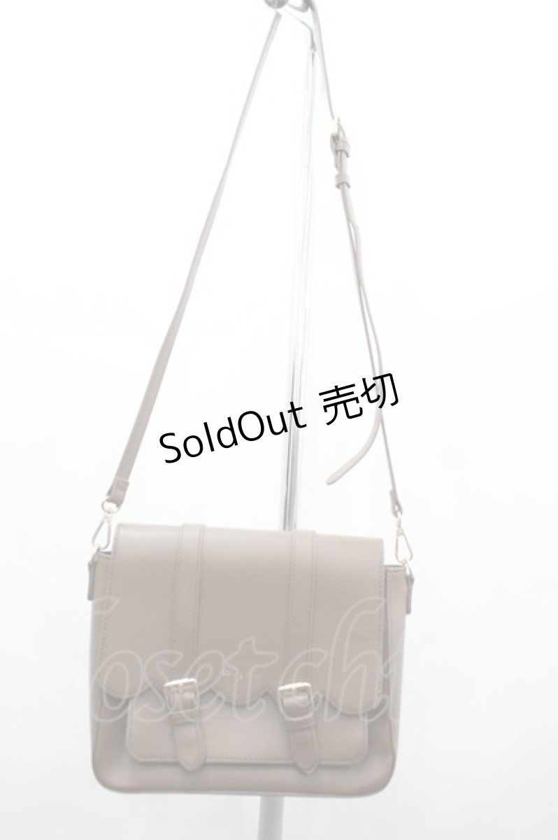画像1: m petit by misako / スカラップショルダーバッグ  ブラウン I-26-06-08-105-LO-BG-SA-ZTK032 (1)