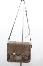 画像1: m petit by misako / スカラップショルダーバッグ  ブラウン I-26-06-08-105-LO-BG-SA-ZI (1)