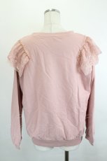 画像2: axes femme / パールレースデザインカットソー  ピンク I-26-06-08-016-AX-TO-SA-ZI (2)