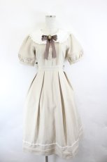 画像1: Amavel / Romantique Doll Cameoワンピース  ベージュ I-26-06-11-064-CA-OP-SA-ZI (1)