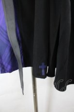 画像3: Favorite / 十字架X軍服ミニワンピース M 黒Ｘ紫 I-26-06-11-071-LO-OP-SA-ZI (3)