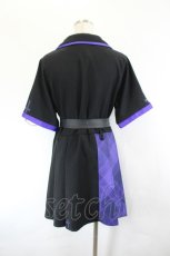 画像4: Favorite / 十字架X軍服ミニワンピース M 黒Ｘ紫 I-26-06-11-071-LO-OP-SA-ZI (4)