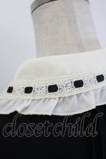 画像7: Amavel / Dark Chember Maid フリルブラウス  黒Ｘアイボリー I-26-06-11-008-CA-BL-SA-ZI (7)