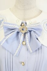 画像4: Amavel / Magical Sweet Angel ブラウス  サックス I-26-06-11-009-CA-BL-SA-ZI (4)