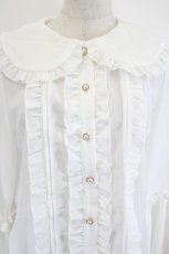 画像4: Amavel / 姫袖ブラウス F 白 I-26-06-11-010-CA-BL-SA-ZI (4)