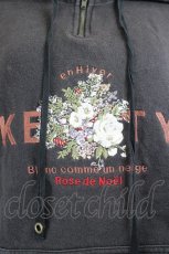 画像3: KETTY / ブーケ刺繍パーカー  黒 I-26-06-12-032-LO-TO-SA-ZI (3)