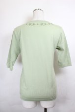画像2: KETTY / ライン刺繍カーディガン  グリーン I-26-06-12-039-LO-TO-SA-ZI (2)