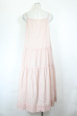 画像2: PINK HOUSE / 裾ピコフリルロングキャミワンピース  ピンク I-26-06-12-073-LO-OP-SA-ZI (2)