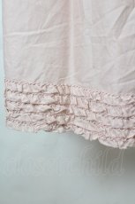 画像3: PINK HOUSE / 裾ピコフリルロングキャミワンピース  ピンク I-26-06-12-073-LO-OP-SA-ZI (3)
