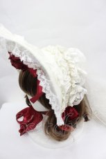画像3: BABY,THE STARS SHINE BRIGHT / Lady Victorian Laceボンネット  アイボリー I-26-06-12-102-BA-AC-SA-ZI (3)
