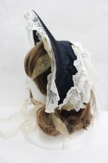 画像3: BABY,THE STARS SHINE BRIGHT / 天国の鍵 Sorellaボンネット  ネイビー I-26-06-12-104-BA-AC-SA-ZI (3)