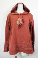 画像1: KETTY / テディベア刺繍フードカットソー  ブラウン I-26-06-12-015-LO-TO-SA-ZI (1)