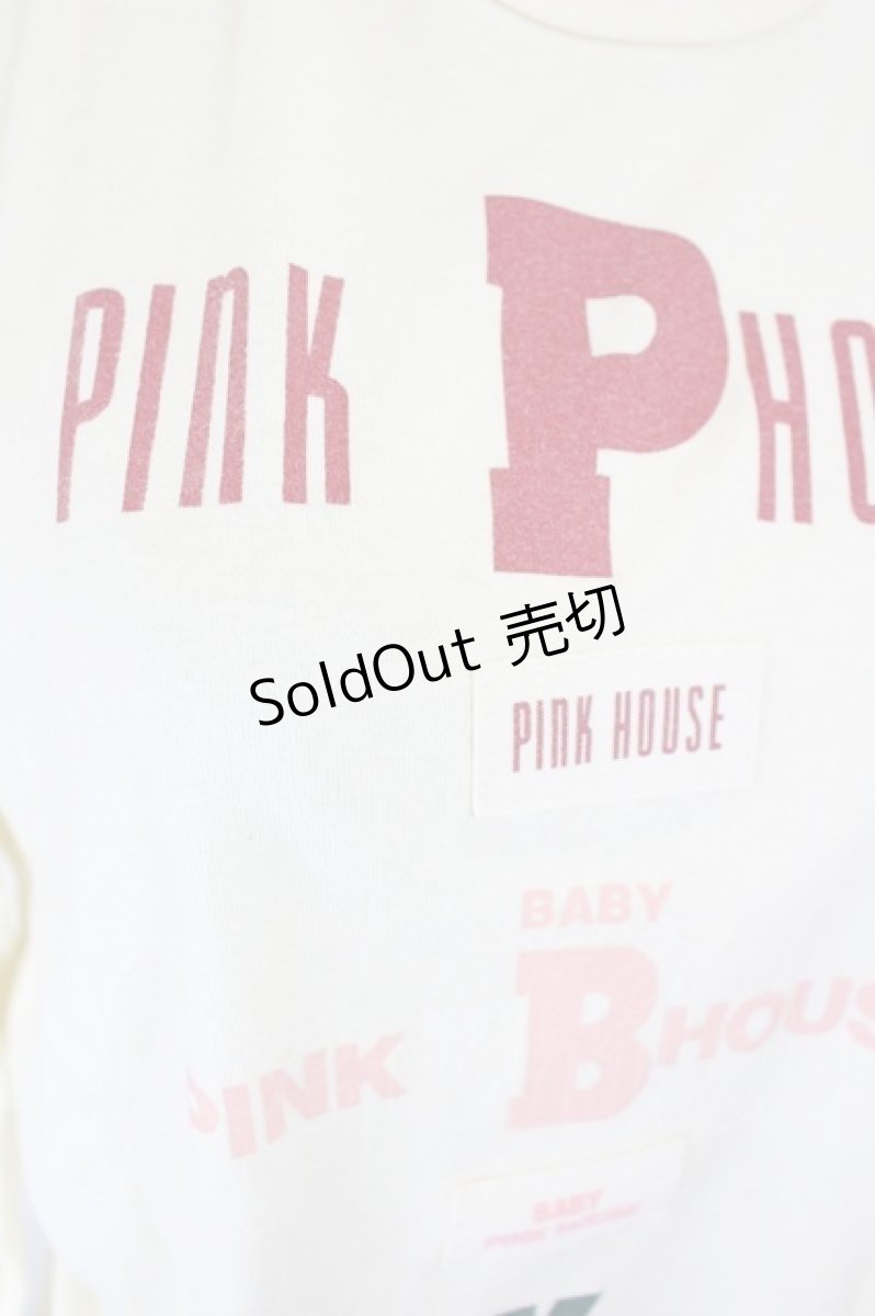 画像4: PINK HOUSE / ロゴカットソー  アイボリー I-26-06-12-018-LO-TO-SA-ZI (4)