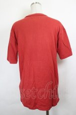 画像2: PINK HOUSE / パッチワークワッペン半袖カットソー L 赤 I-26-06-12-020-LO-TO-SA-ZI (2)