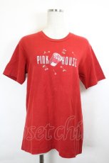 画像1: PINK HOUSE / チェリージャムプリント半袖カットソー  赤Ｘ白 I-26-06-12-021-LO-TO-SA-ZI (1)