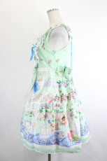 画像2: BABY,THE STARS SHINE BRIGHT / Fairy tale Herbarium〜永遠を閉じ込めて〜エプロンジャンパースカート  ミント I-26-06-14-044-BA-OP-TE-ZI (2)
