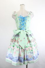 画像3: BABY,THE STARS SHINE BRIGHT / Fairy tale Herbarium〜永遠を閉じ込めて〜エプロンジャンパースカート  ミント I-26-06-14-044-BA-OP-TE-ZI (3)