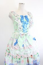 画像4: BABY,THE STARS SHINE BRIGHT / Fairy tale Herbarium〜永遠を閉じ込めて〜エプロンジャンパースカート  ミント I-26-06-14-044-BA-OP-TE-ZI (4)