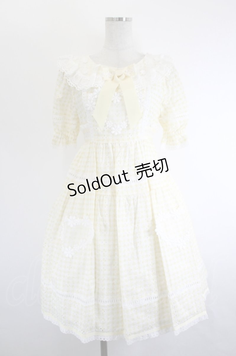 画像1: BABY,THE STARS SHINE BRIGHT / マーガレットのpresage heartyワンピース  イエロー I-26-06-14-049-BA-OP-TE-ZI (1)