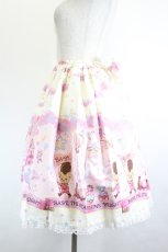 画像2: BABY,THE STARS SHINE BRIGHT / Toy's Fluffy Dream柄スカート  アイボリー I-26-06-14-065-BA-SK-TE-ZI (2)