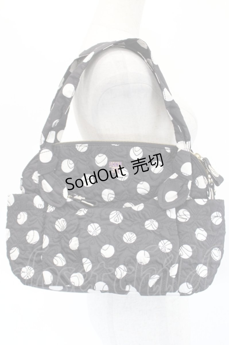画像1: ANNA SUI / ドットバッグ   I-26-06-14-108-PU-BG-SA-ZI (1)
