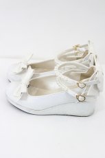 画像2: Angelic Pretty / プリマドンナシューズ M 白Ｘラメ I-26-06-14-125-AP-SH-SA-ZI (2)