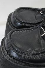 画像8: YOSUKE / ダブルベルトブーツ 24CM 黒 I-26-06-14-129-PU-SH-SA-ZI (8)